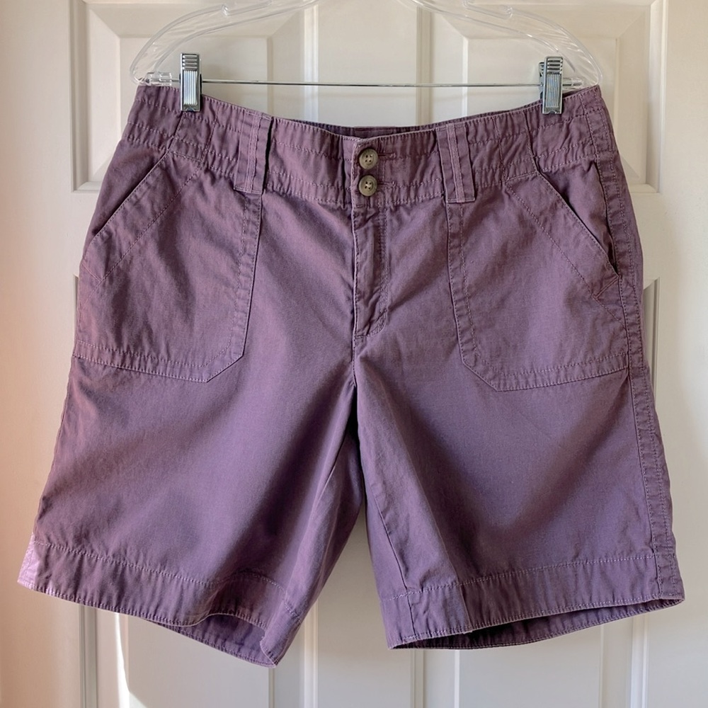 Eddie Bauer Women’s Cotton Purple Shorts
